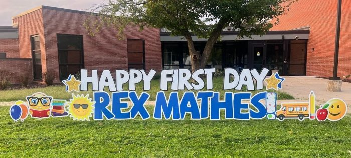 back to school lawn signs west des moines